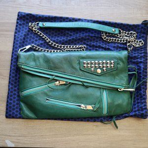 Rebecca Minkoff Harper studded crossbody moto purse